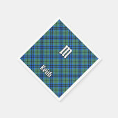 Serviette En Papier Clan Keith Tartan Napkins (Coin)