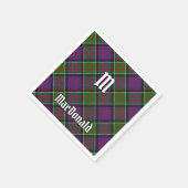 Serviette En Papier Clan MacDonald de Clanranald Tartan Napkins (Coin)