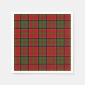 Serviette En Papier Clan MacDonald De Glencoe Tartan (Devant)