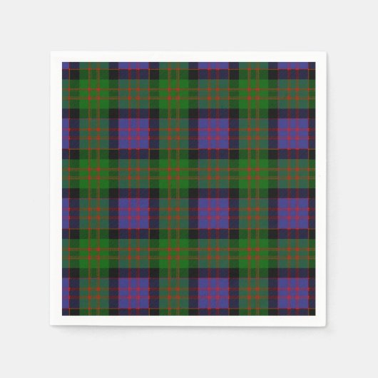 Serviette En Papier Clan MacDonald Tartan (Devant)