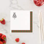Serviette En Papier Clan MacDougall Tartan (En situation)