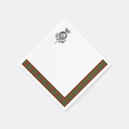 Serviette En Papier Clan MacDougall Tartan (Coin)