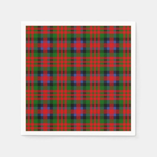 Serviette En Papier Clan MacDuff Tartan (Devant)