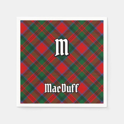 Serviette En Papier Clan MacDuff Tartan (Devant)