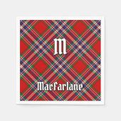 Serviette En Papier Clan MacFarlane Red Tartan (Devant)