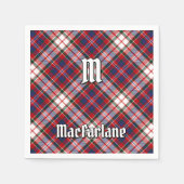 Serviette En Papier Clan MacFarlane robe Tartan (Devant)