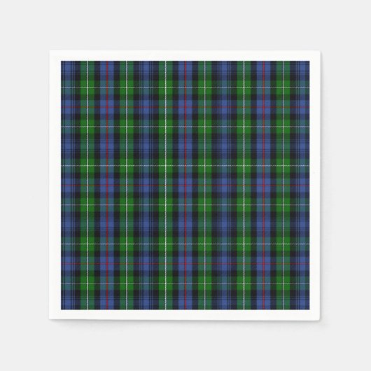 Serviette En Papier Clan MacKenzie Tartan (Devant)