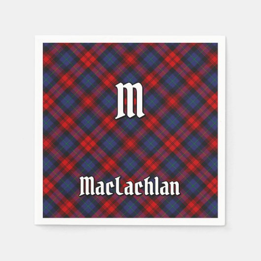 Serviette En Papier Clan MacLachlan Tartan (Devant)