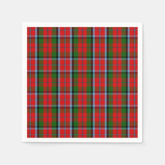 Serviette En Papier Clan MacNaughton Tartan (Devant)