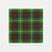 Serviette En Papier Clan Martin Tartan (Devant)