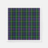 Serviette En Papier Clan Murray Tartan (Devant)