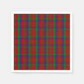 Serviette En Papier Clan Robertson Tartan (Devant)