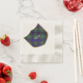 Serviette En Papier Clan rose Plaid écossais tartan (En situation)