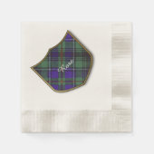 Serviette En Papier Clan rose Plaid écossais tartan (Devant)