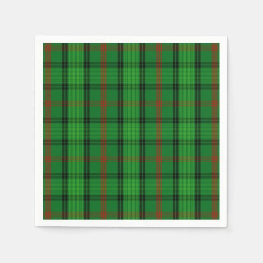 Serviette En Papier Clan Ross Tartan (Devant)