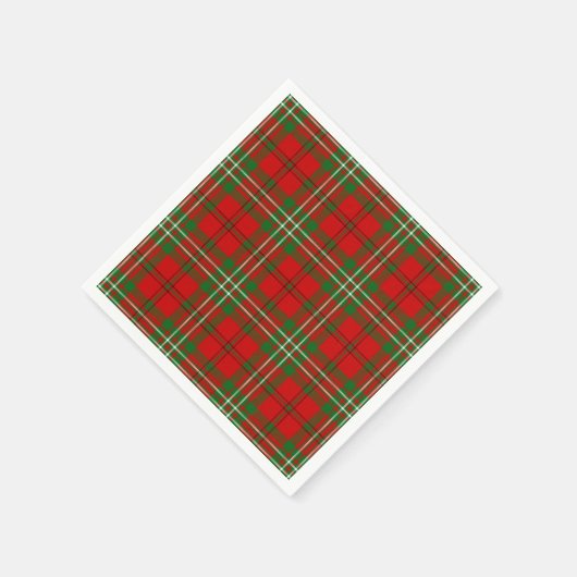 Serviette En Papier Clan Scott Tartan (Coin)