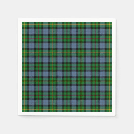 Serviette En Papier Clan Smith Tartan (Devant)