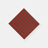 Serviette En Papier Clan Stewart Royal Scottish Tartan Plaid Motif (Coin)