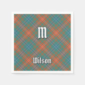 Serviette En Papier Clan Wilson Ancienne Tartan (Devant)