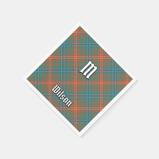 Serviette En Papier Clan Wilson Ancienne Tartan (Coin)
