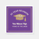 Serviette En Papier Class Celebration!  50th Reunion  (Devant)