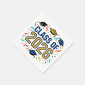 Serviette En Papier Class of 2026 Party (Coin)