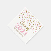 Serviette En Papier Classe Confetti Rose Or de 2024 serviettes (Coin)