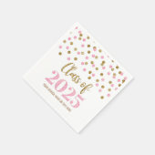 Serviette En Papier Classe Confetti Rose Or de 2025 serviettes (Coin)