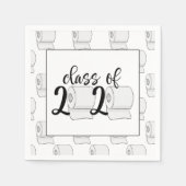 Serviette En Papier Classe de 2020 Graduation Napkin - Papier Toliet (Devant)