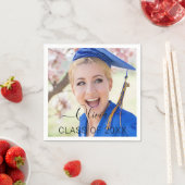Serviette En Papier Classe de 2022 Diplôme de Photo (En situation)