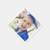 Serviette En Papier Classe de 2022 Diplôme de Photo (Coin)