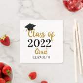Serviette En Papier Classe De 2022 Nom (En situation)