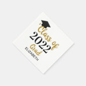 Serviette En Papier Classe De 2022 Nom (Coin)