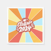 Serviette En Papier Classe de 2024 Célébration des diplômes (Devant)
