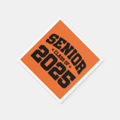 Serviette En Papier Classe de 2025 Lycée Graduation Senior 2025 (Coin)