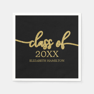 Serviette En Papier Classe de Calligraphie Chic Classique 2023