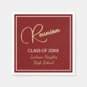 Serviette En Papier Classe de design classique Réunion (Devant)