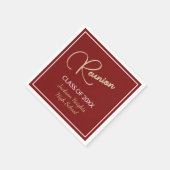 Serviette En Papier Classe de design classique Réunion (Coin)