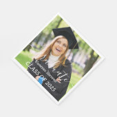 Serviette En Papier Classe de fin d'études de 2025 Photo (Coin)