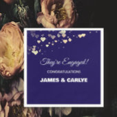 Serviette En Papier Classe, Félicitations de fiançailles sur mesure