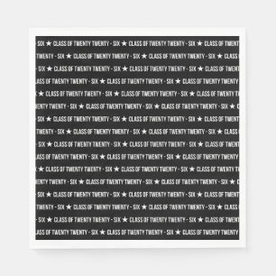 Serviette En Papier Classe moderne de typographie Twenty Twenty‑Six