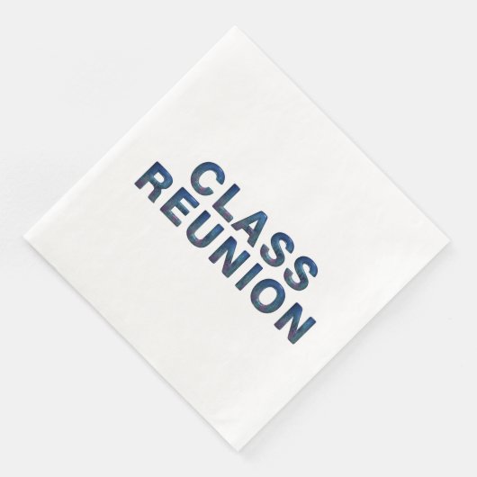 Serviette En Papier Classe TEE Réunion (Coin)
