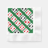 Serviette En Papier Classement Poker Hand avec Visuals (Devant)