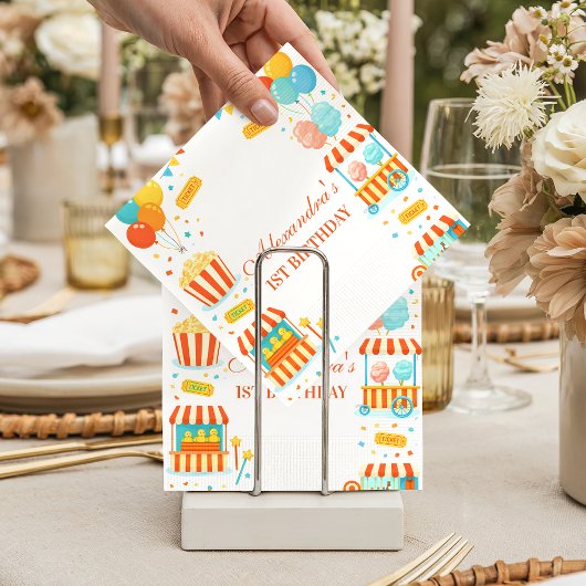 Serviette En Papier Classic Carnival Storybook Birthday