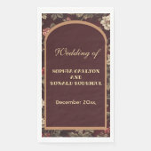 Serviette En Papier Classic Christmas Chinoiserie Romantic Wedding  (Devant)