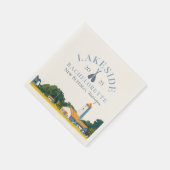 Serviette En Papier Classic Lake Bachelorette Girls Week-end (Coin)