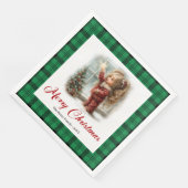 Serviette En Papier Classic Minimal Table Setting Winter Scene Napkins (Coin)