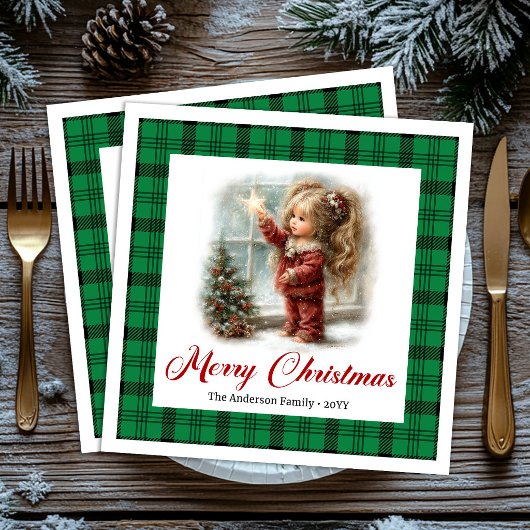 Serviette En Papier Classic Minimal Table Setting Winter Scene Napkins