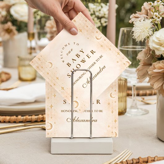 Serviette En Papier Classic Moonlight Baby Shower