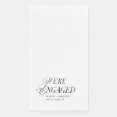 Serviette En Papier Classic Nous sommes engagés pour la partie Engagem (Devant)